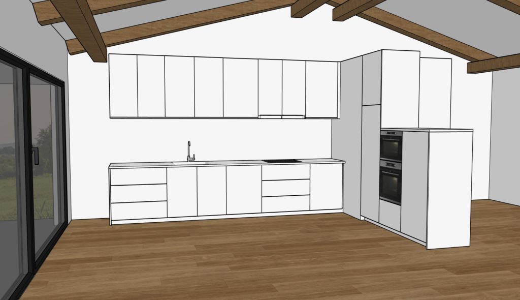Menuiserie cuisine 3d